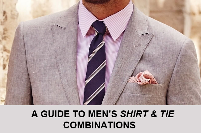 A Guide To Mens Shirt Tie Combinations